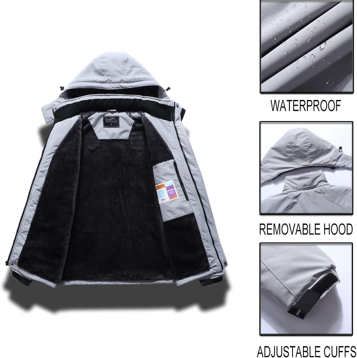 XXL Unisex Ski Jacket Warm Winter Jacket