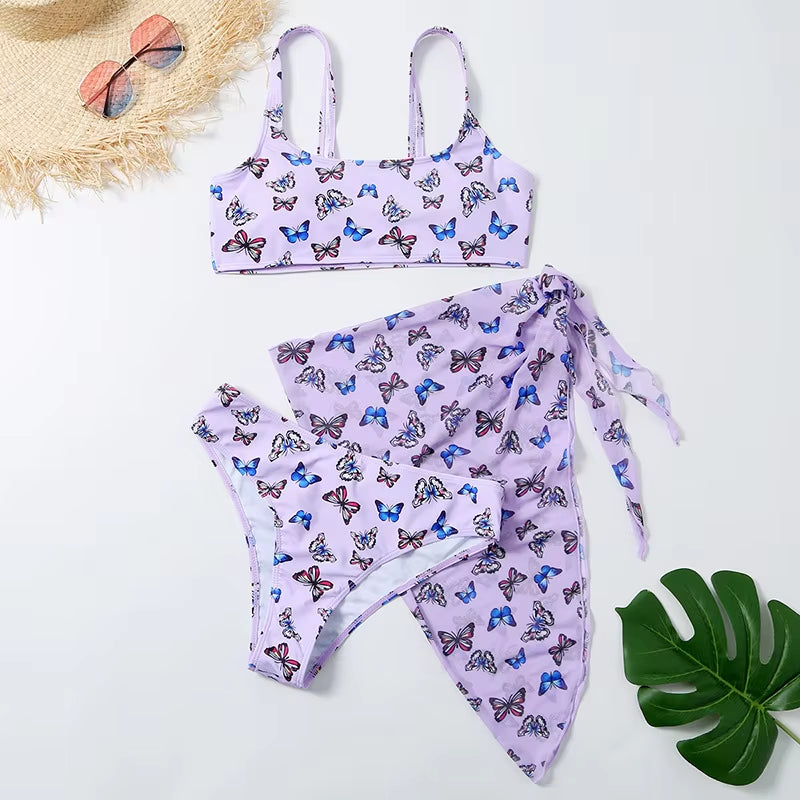 Sexy Marble Print Bikini Set