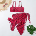 Sexy Marble Print Bikini Set