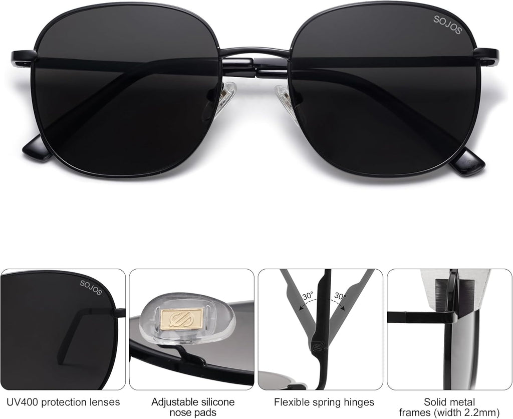 Classic Trendy Square Sunglasses 