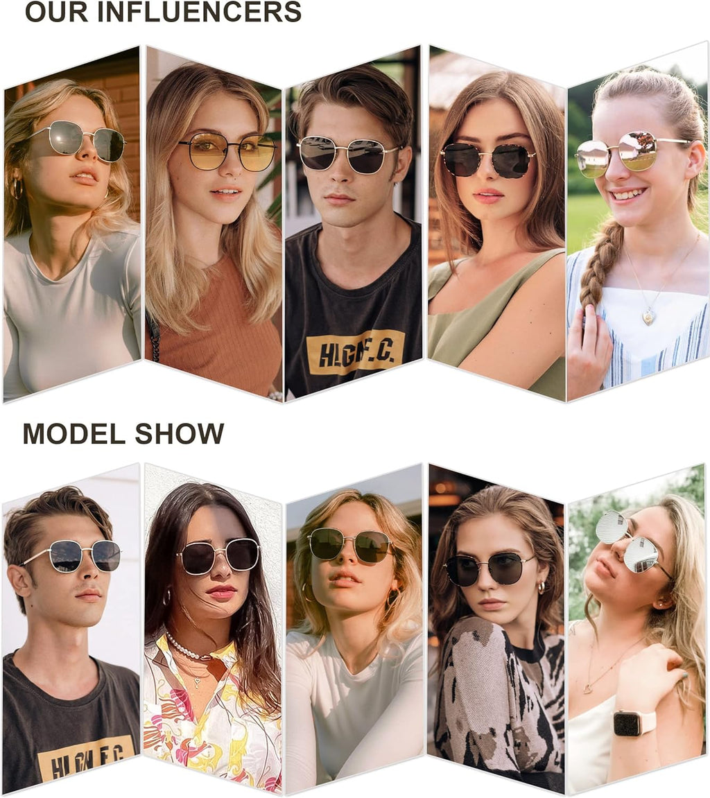 Classic Trendy Square Sunglasses 