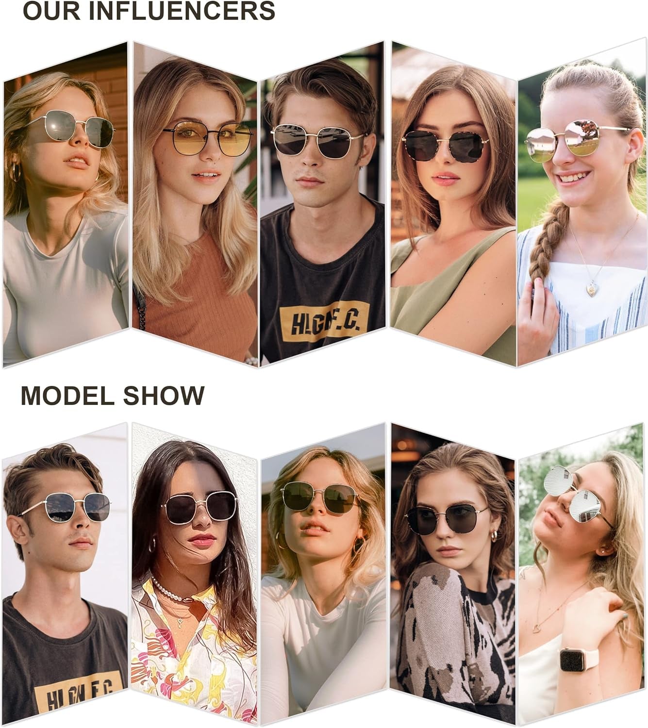 Classic Trendy Square Sunglasses 