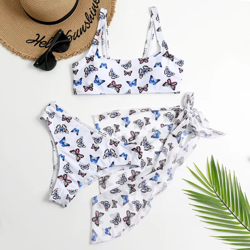 Sexy Marble Print Bikini Set
