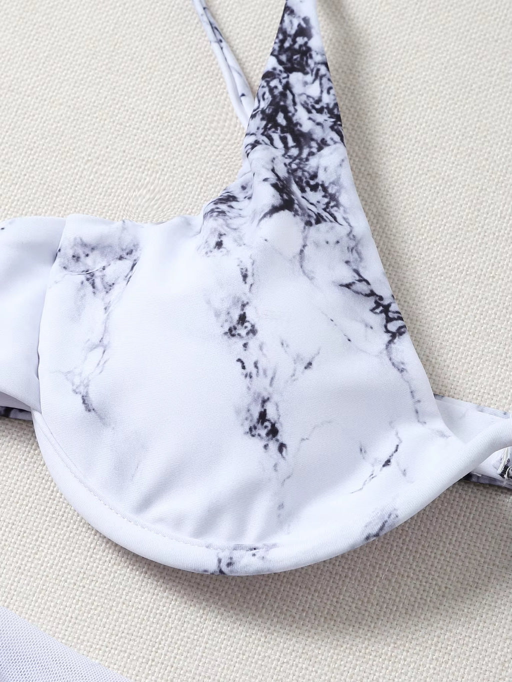 Sexy Marble Print Bikini Set